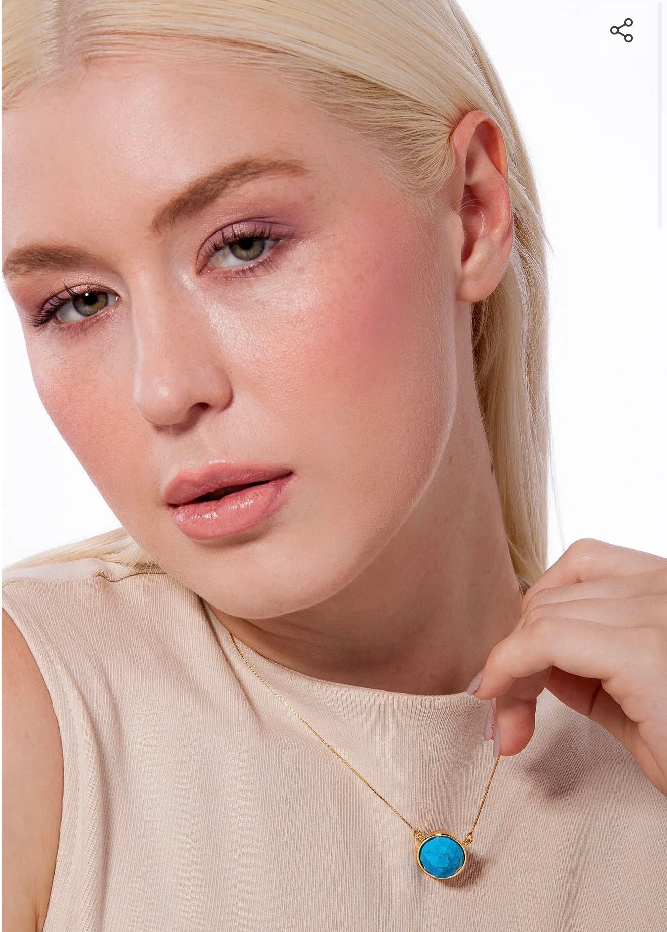 SOLITARIO NECKLACE - TURQUOISE- ICONIC FLASH SALE