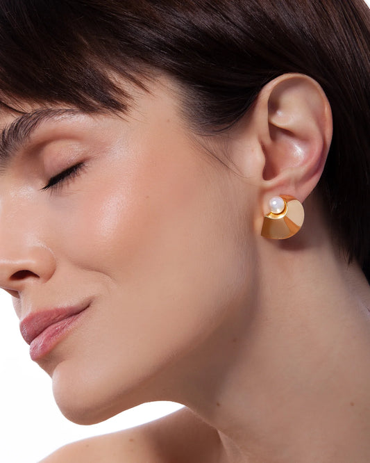 PAUSA EARRING PEARL- ECOA