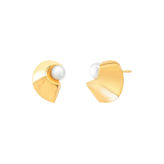 PAUSA EARRING PEARL- ECOA