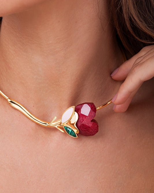 ROMANCE CHOKER - FLOR E SER AMOR