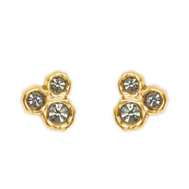 EARRING CLASSIC TRIPLE S BLAC DIAMOND - LUMIERE