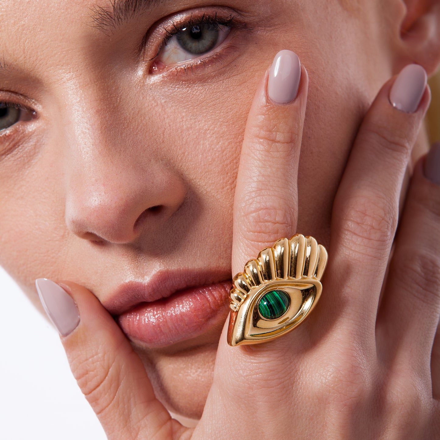 MAGRITTE RING - MALAQUITE - FLASH SALE