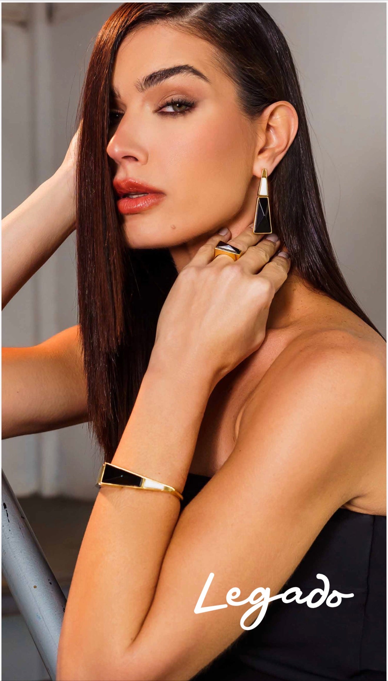 LEGADO RING BLACK OBSIDIAN - ANCESTRAL