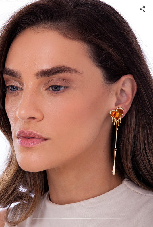 DELIRIO EARRING CARAMEL- ICONIC DESEJO