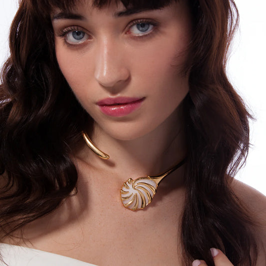 VARO NECKLACE PEARL RESIN - FLASH SALE