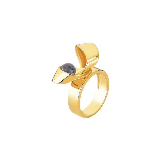 CONEXAO RING LABRADORITE - ECOA