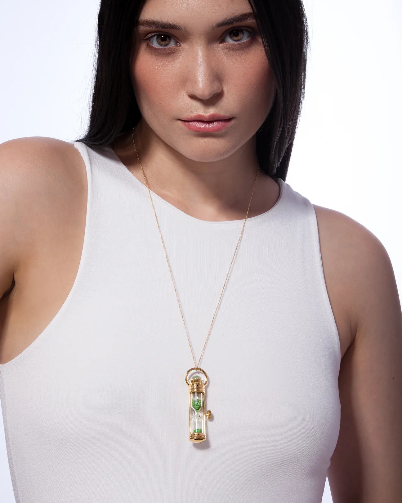 PASSAGEM NECKLACE GREEN QUARTZ - FLASH SALE