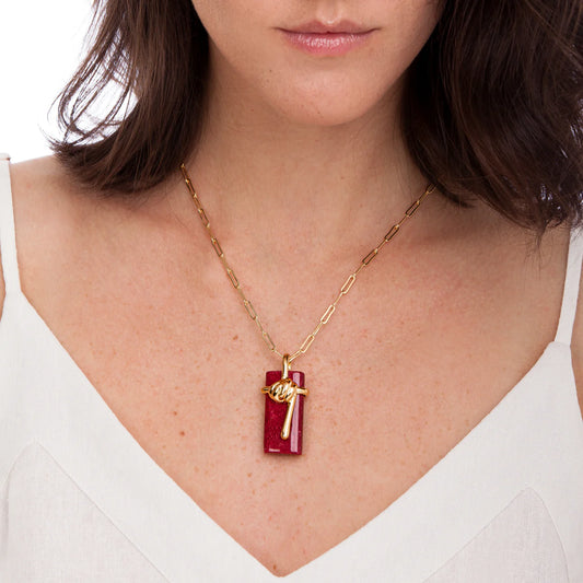 TENERIFE NECKLACE NATURAL FELDSPAR- FLASH SALE