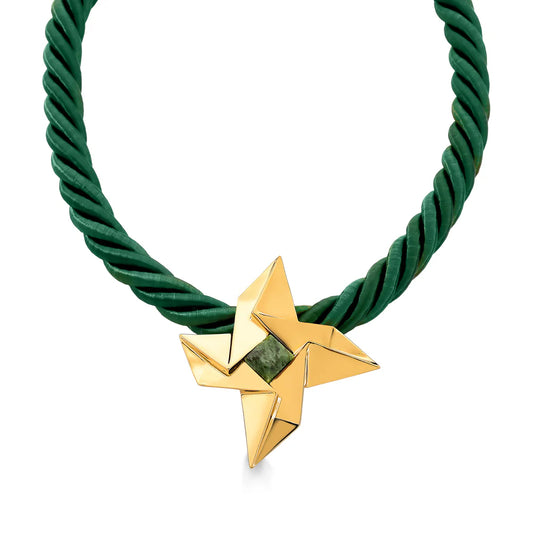 KAZE CHOKER GRENN JASPER- ECOA