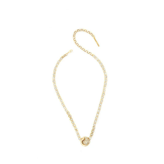 NECKLACE RESSURGIR RIVIERA PLATED GOLD - LUMIERE