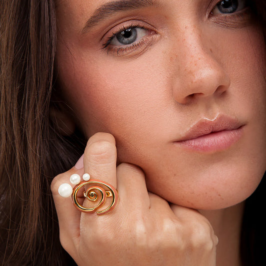 RING BIARRITZ TERRACOTTA - FLASH SALE