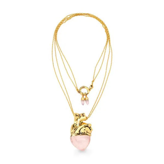 VITAL NECKLACE - PINK QUARTZ - ICONIC DESEJO