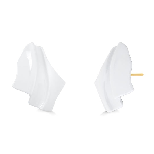 EARRING DANCA WHITE RESIN- TRAJETOS