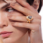 SHIBUI RING PLATINUM DRUZY - ECOA