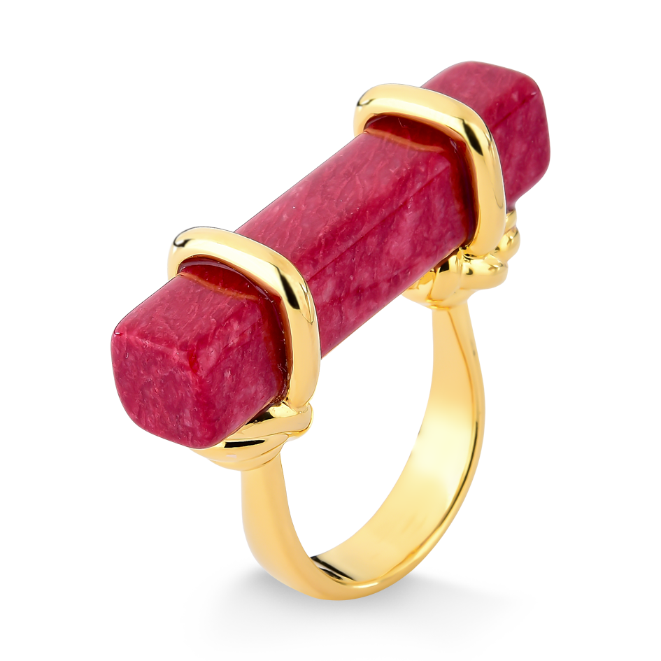 BODRUM RING -  RED FELDSPAR - A PLACE IN THE SUN