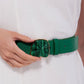 STONE BELT GREEN LEATHER AND MALACHITE - ICONIC DESEJO