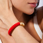 ANGRA BRACELET - RED - A PLACE IN THE SUN