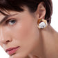IKIGAI EARRING WHITE HOWLITE - ECOA