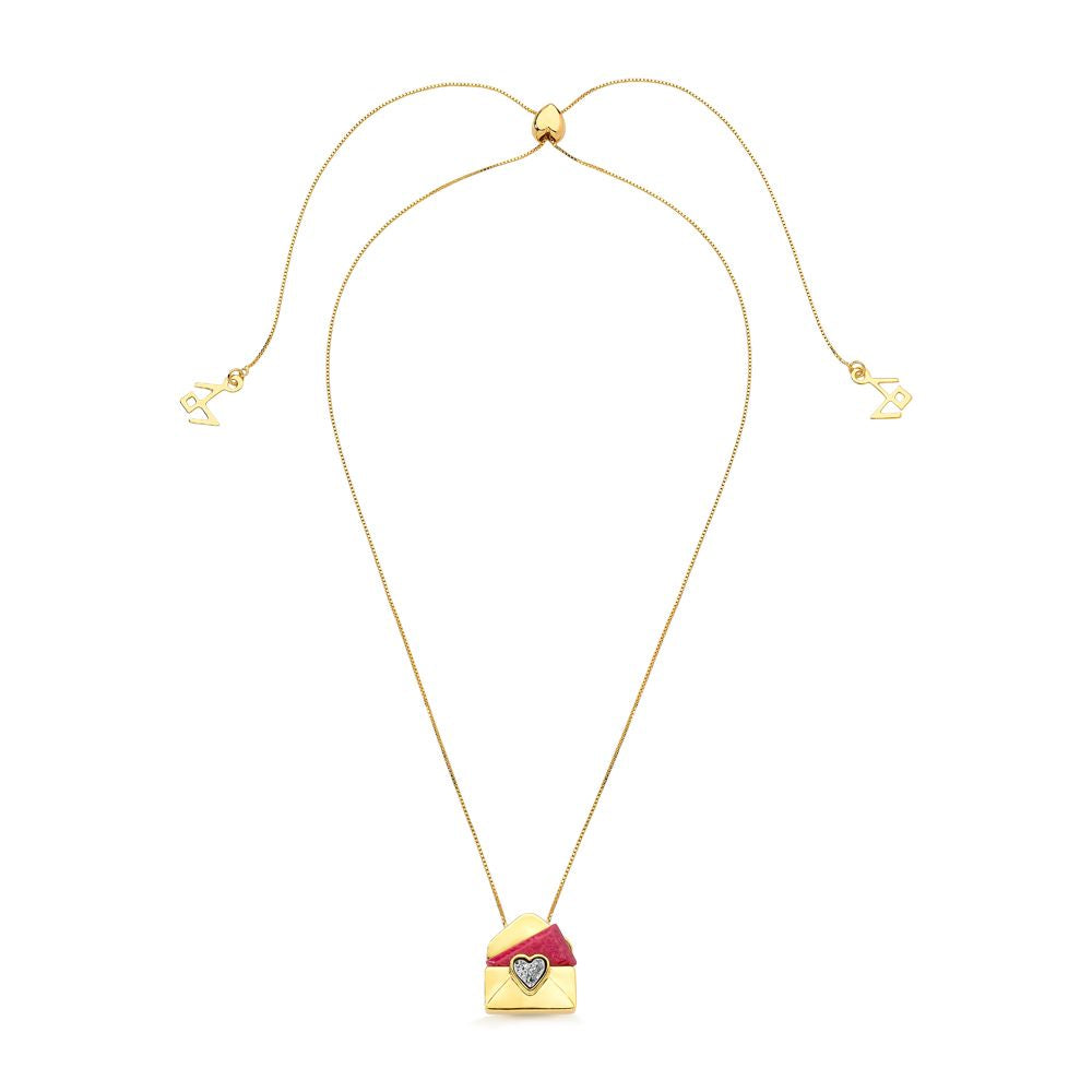 NECKLACE CARTA DE AMOR - PROVA DE AMOR