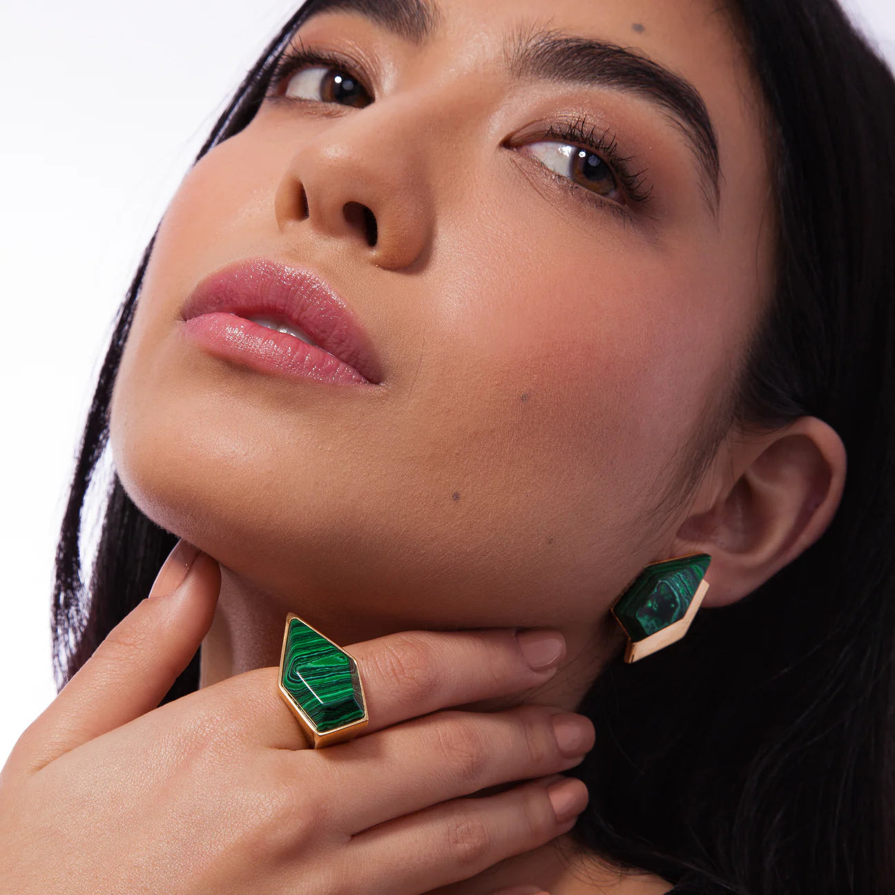 ENIGMA RINGS MALACHITE - FLASH SALE
