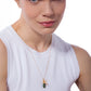TSURU NECKLACE GREEN JASPER - ECOA