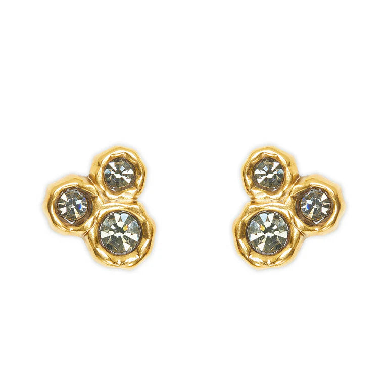 EARRING CLASSIC TRIPLE S BLAC DIAMOND - LUMIERE