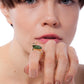 TSURU RING GREEN JASPER - ECOA