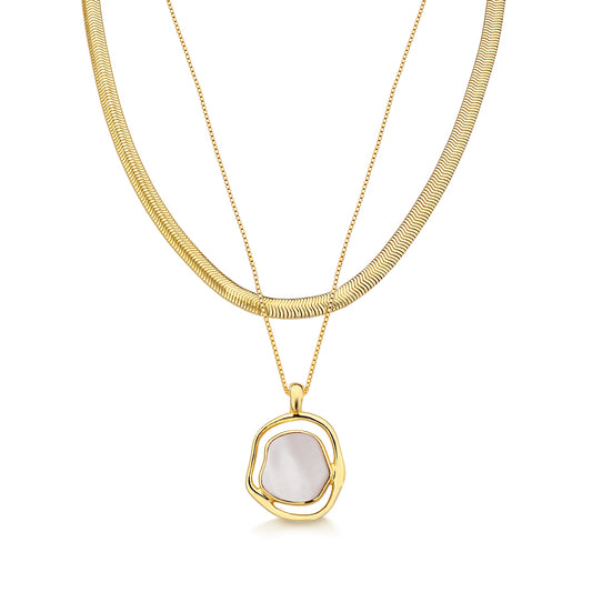 SOLEIL BABY NECKLACE MOTHER OF PEARL - ICONIC