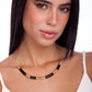 NECKLACE GESTO - BLACK OBSIDIAN - TRAJETOS