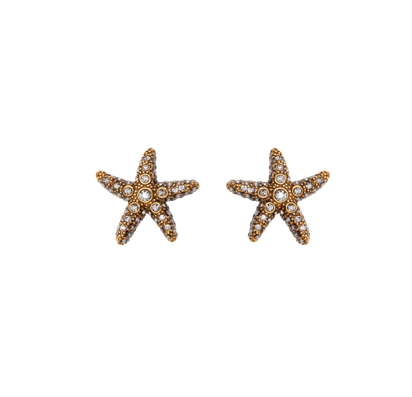 EARRING STAR S VINTAGE GOLD - LUMIERE