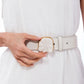 STONE BELT OFF WHITE LEATHER AND DOLOMITE - ICONIC DESEJO