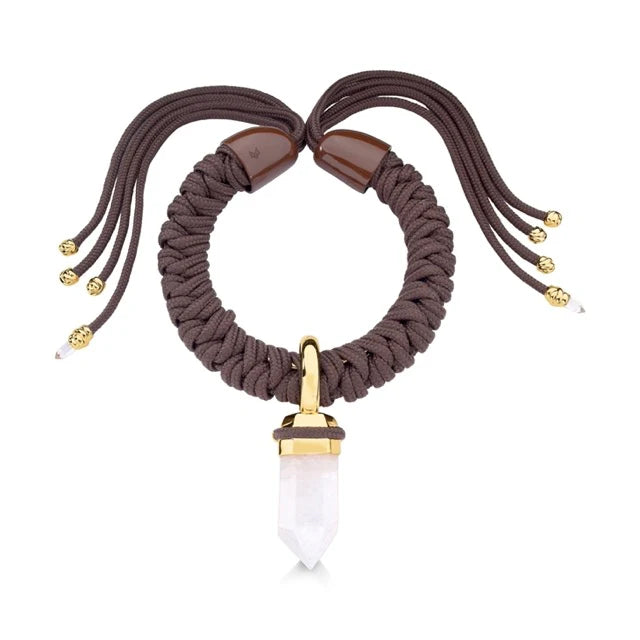 MARBELLA NECKLACE BROWN FLASH SALE