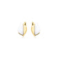 TULIPA EARRING P- WHITE PORCELAIN - FLORESCER