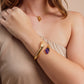 SELENE BRACELET - CITRINE/ AMETHYST - SALE