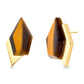 ENIGMA EARRINGS - TIGER'S EYE - COLLAB MD + MONTEFINA