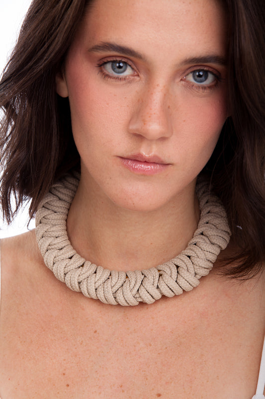 MARBELLA NECKLACE- FENDI MACRAME - A PLACE IN THE SUN