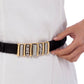 BOLD BELT METALIZED GRAY AGATE AND METALIZED DRUZE - ICONIC DESEJO