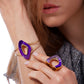 FOCO RING - PURPLE AGATE -ICONIC DEC