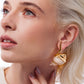 DALI EARRING BEIGE RESIN - SURREABISMO