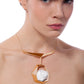 IKIGAI NECKLACE WHITE HOWLITE - ECOA