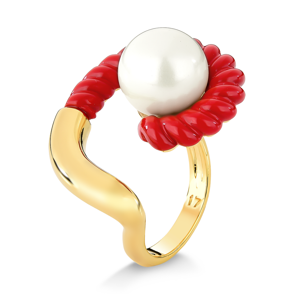 POSITANO RING - RED - A PLACE IN THE SUN