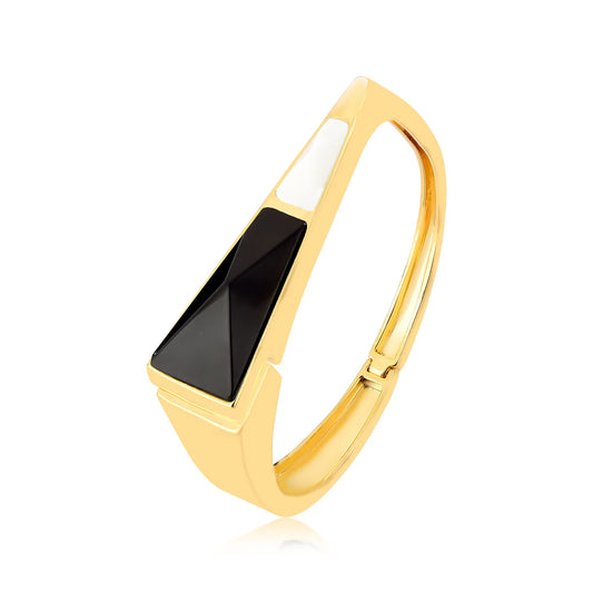 LEGADO BRACELET BLACK OBSIDIAN - WHITE PORCELAIN - ANCESTRAL