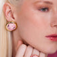 OLIMPO EARRING - RHODOCHROSITE- ICONIC