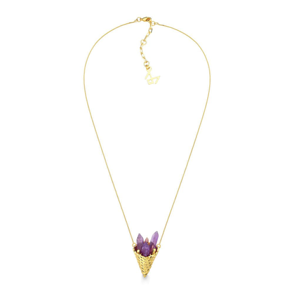 GELATO NECKLACE - AMETHYST- SALE