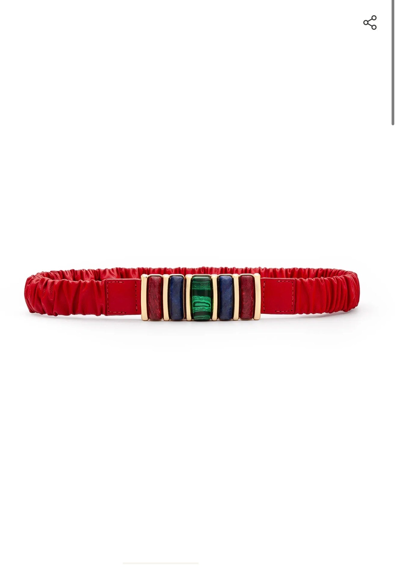 BOLD BELT RED FELDSPAR AND BLUE QUARTZ - ICONIC DESEJO