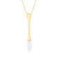 GOTA NECKLACE - WHITE AGATE - ACQUA