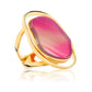 SOLEIL RING - PINK AGATE - ICONIC