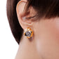 SHIBUI EARRING PLATINUM DRUZY - ECOA