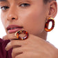 INSENSATEZ RING RED AGATE- ICONIC