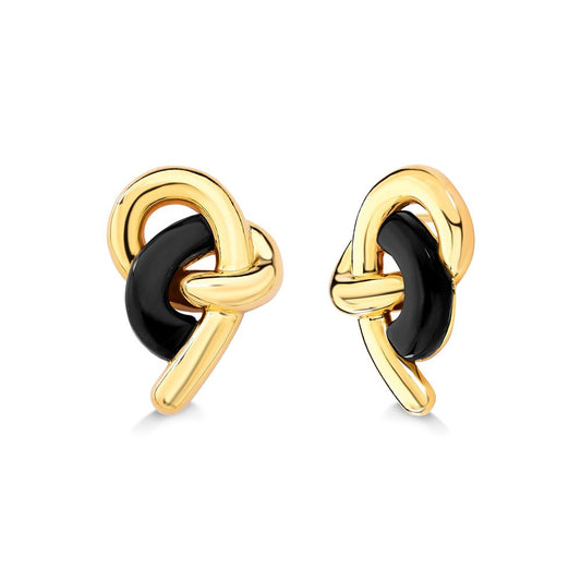 EARRING ENLEVO - BLACK OBSIDIAN- TRAJETOS